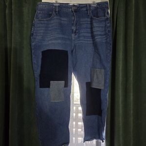 Hollister Plus Patchwork Jeans
